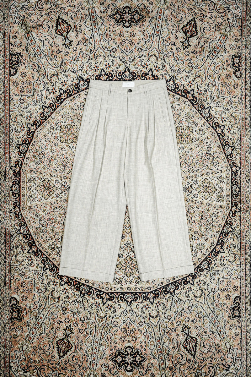 SUGARHILL(シュガーヒル)26SSのWOOL TROUSERS(ECRU)(パンツ)の通販
