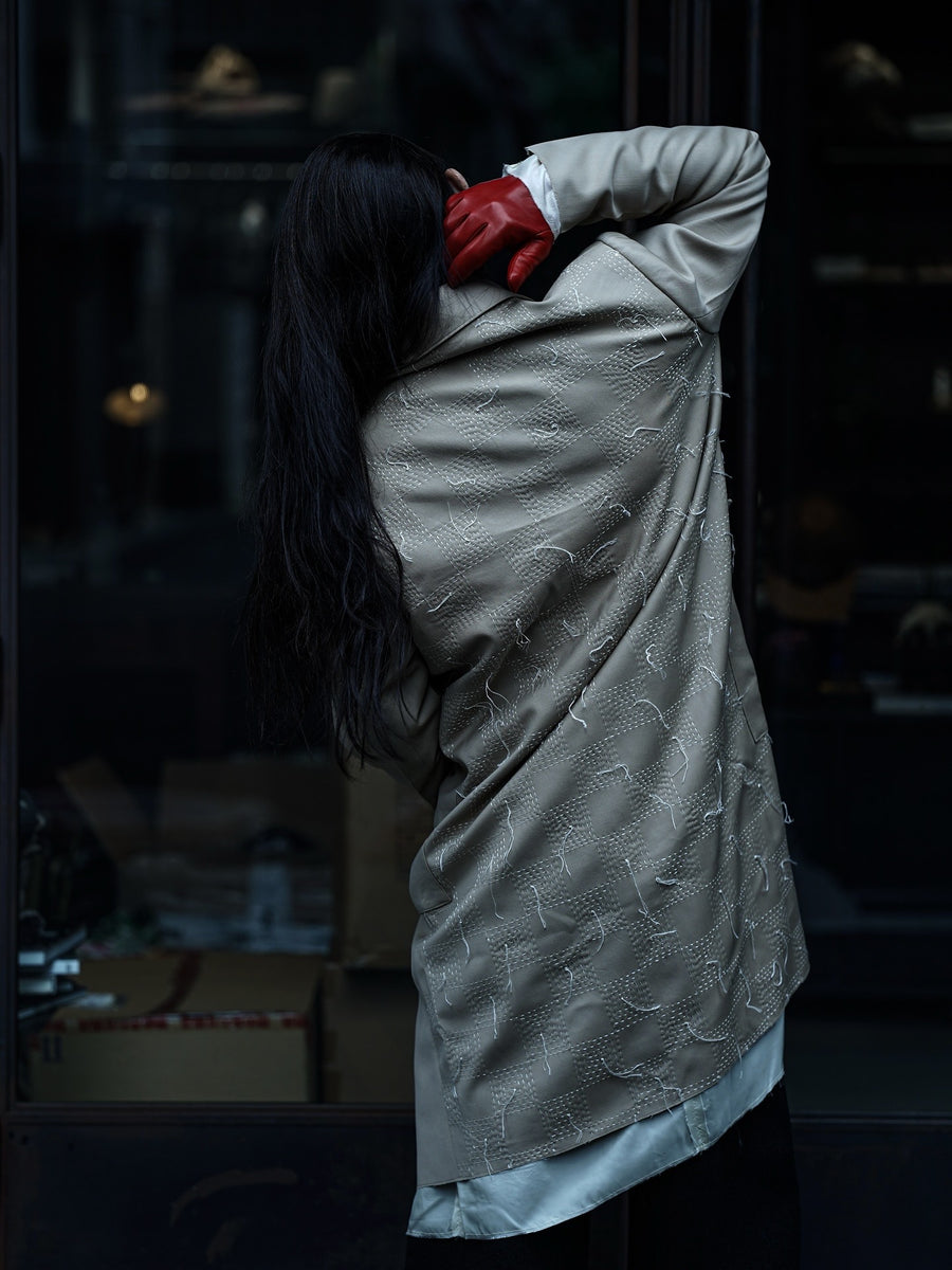 Omar Afridi(オマールアフリディ)25AWのCURVED GLOVES(RED)(グローブ