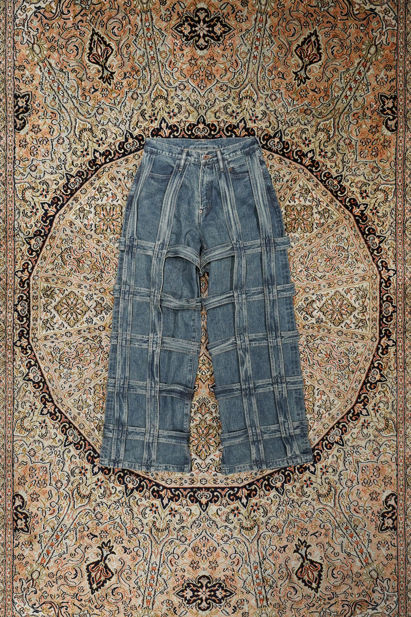パンツ SUGARHILL CAGED DENIM PANTS SUGARHILL（シュガーヒル）のCAGED DENIM PANTS INDIGOの通販