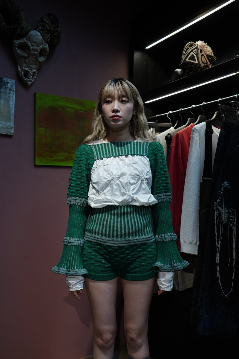 トップス houga remember sleeves HOUGA(ホウガ)のremember sleeves(green)(トップス)の通販
