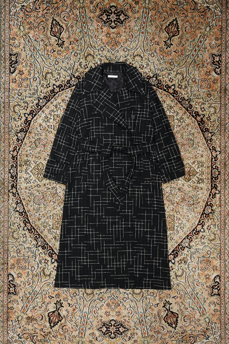 SATORU SASAKI(サトルササキ)のTrench Coat(BLACK)(コート)の通販