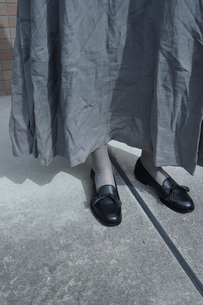 SUGARHILL(シュガーヒル)のLEATHER RACE LOAFER SHOES(BLACK)(靴)の