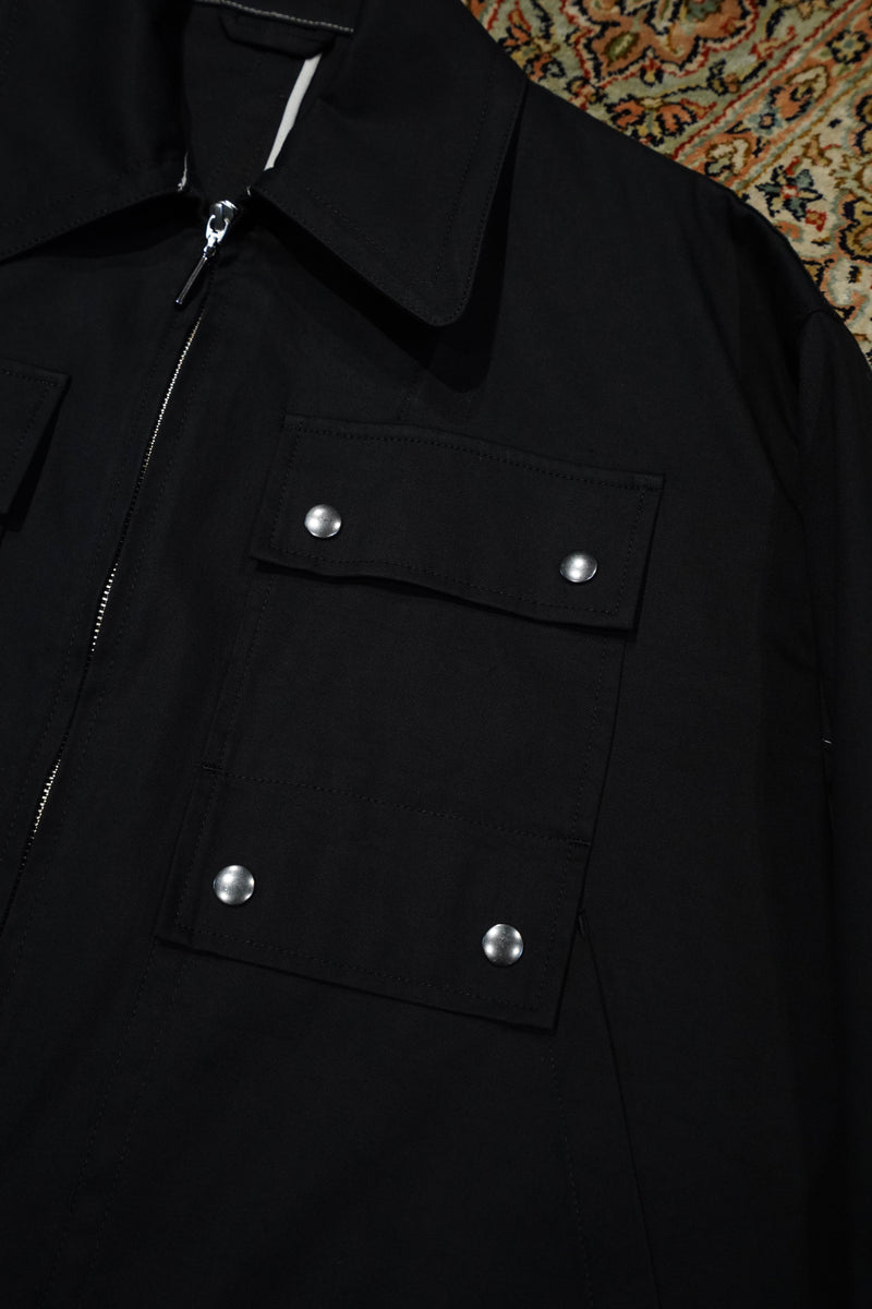 UJOH(ウジョー)の4P ZIP Blouson(Black)(ジャケット)の通販