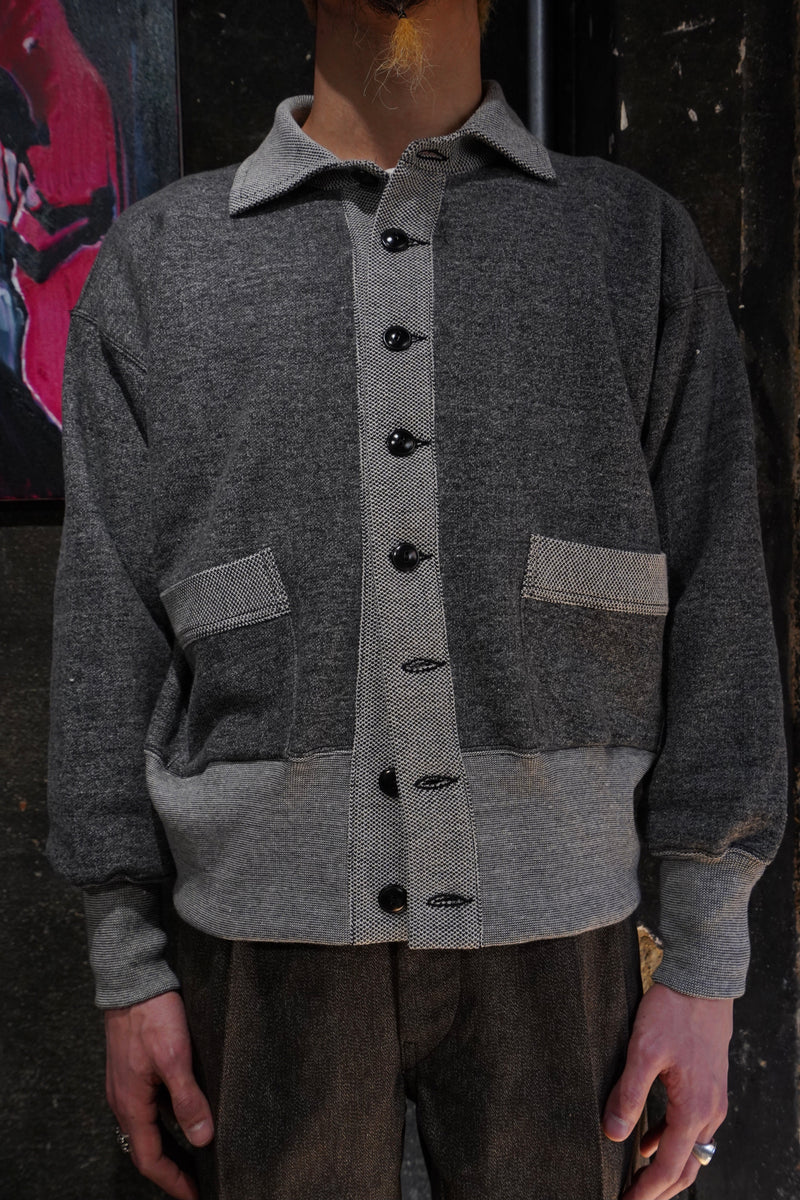 Taiga Takahashi(タイガタカハシ)のSWEAT COAT (HEATHER GRAY