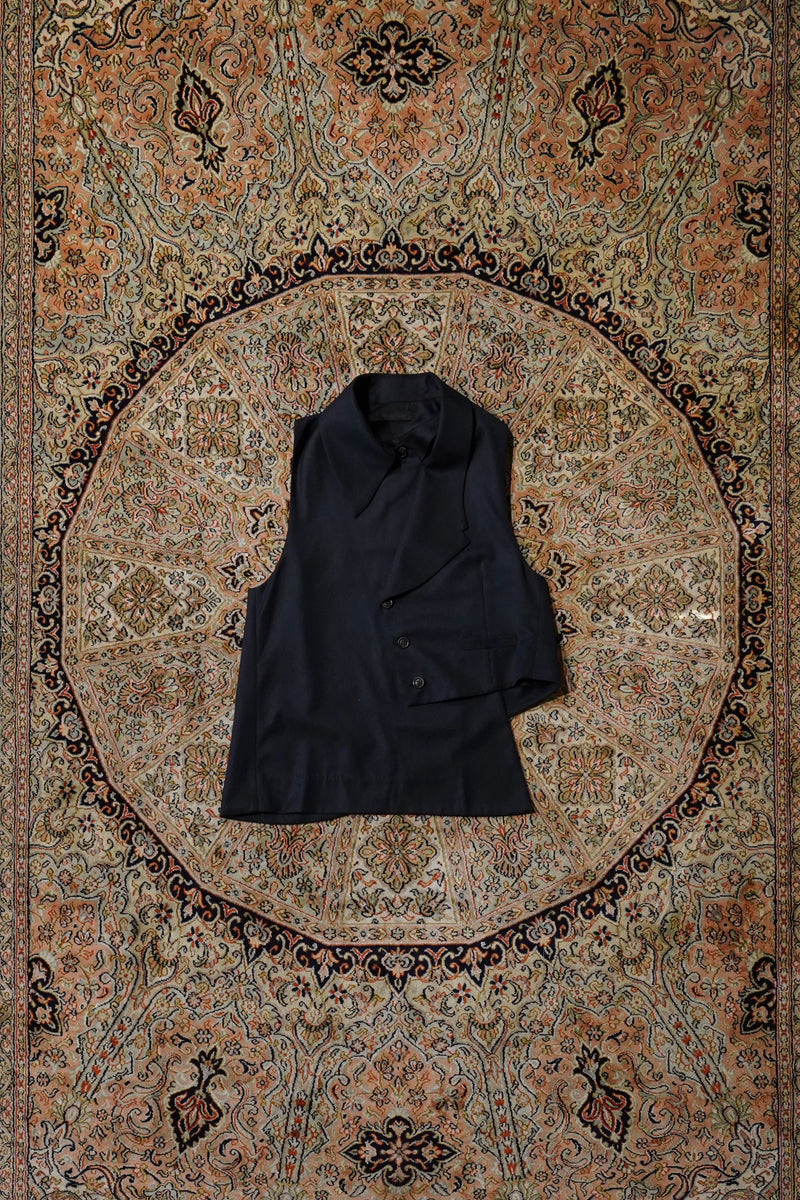 Nobuyuki Matsui(ノブユキ マツイ)のDuality Vest(NAVY)(ベスト)の通販