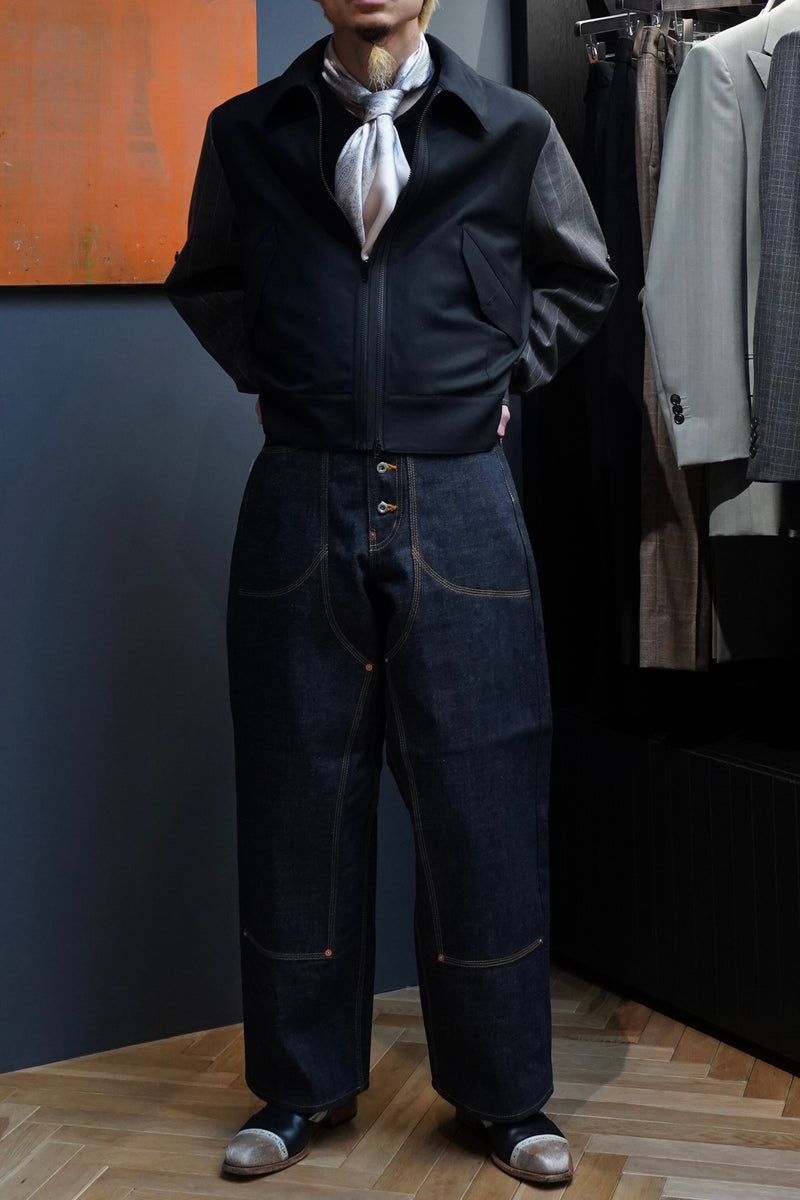 CLASSIC DOUBLE KNEE DENIM PANTS