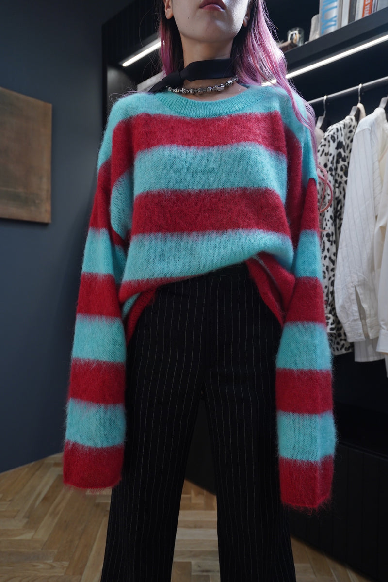 LITTLEBIG(リトルビッグ)のMohair Knit(BLUE)(ニット)の通販