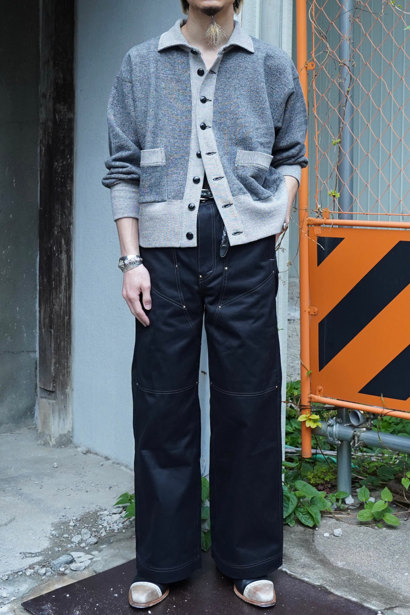 SOLARIS&Co.(ソラリスアンドコー)のNAVAL FLARE PANTS(BLACK)(パンツ