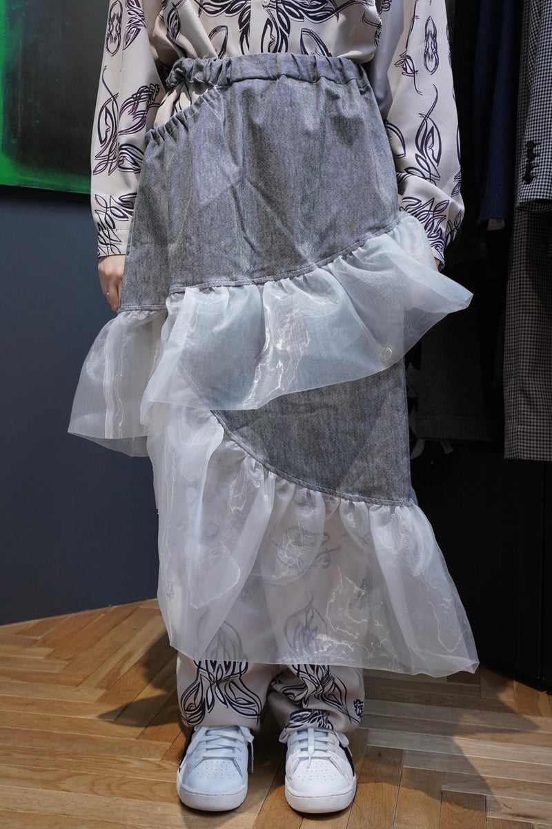 HOUGA(ホウガ)のwill skirt(gray)(スカート)の通販 | CEDARWOOD