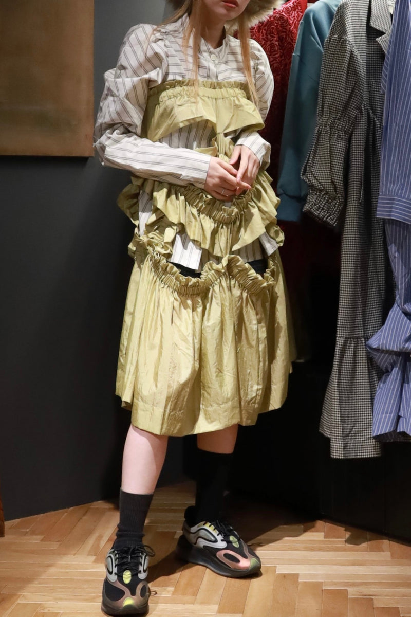 HOUGA(ホウガ)のkiki frill skirt(cream)(スカート)の通販 | CEDARWOOD