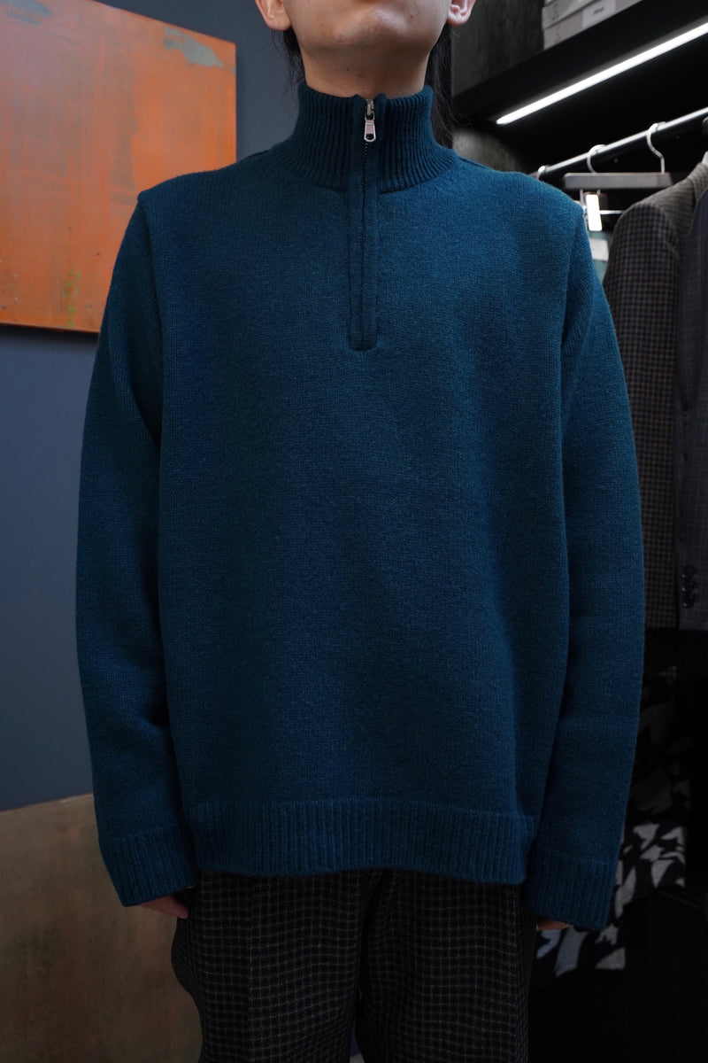 ALLEGE 19AW DOUBLE ZIP KNIT ダブルジップニット 3 allege double zip knit アレッジ ジップニット（Adoon plain