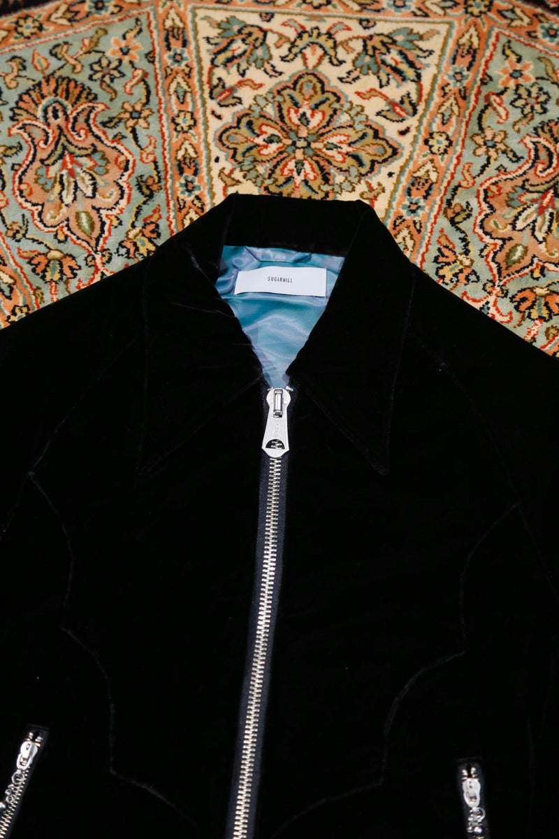 SUGARHILL（シュガーヒル）のVELVET WESTERN JACKET (BLACK)(ジャケット)の通販 | CEDARWOOD  オンラインショップ