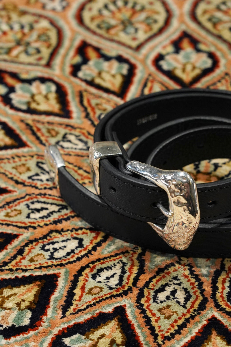 SUGARHILL(シュガーヒル)のMULTI LEATHER BELT WITH SILVER BUCKLE(ELEGANT BLACK)(ベルト)の通販  | CEDARWOOD オンラインショップ