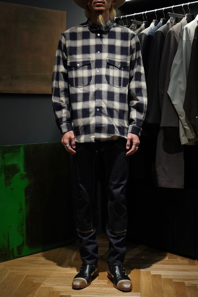 SUGARHILL（シュガーヒル）のOMBRE ROUND-COLLAR SHIRT