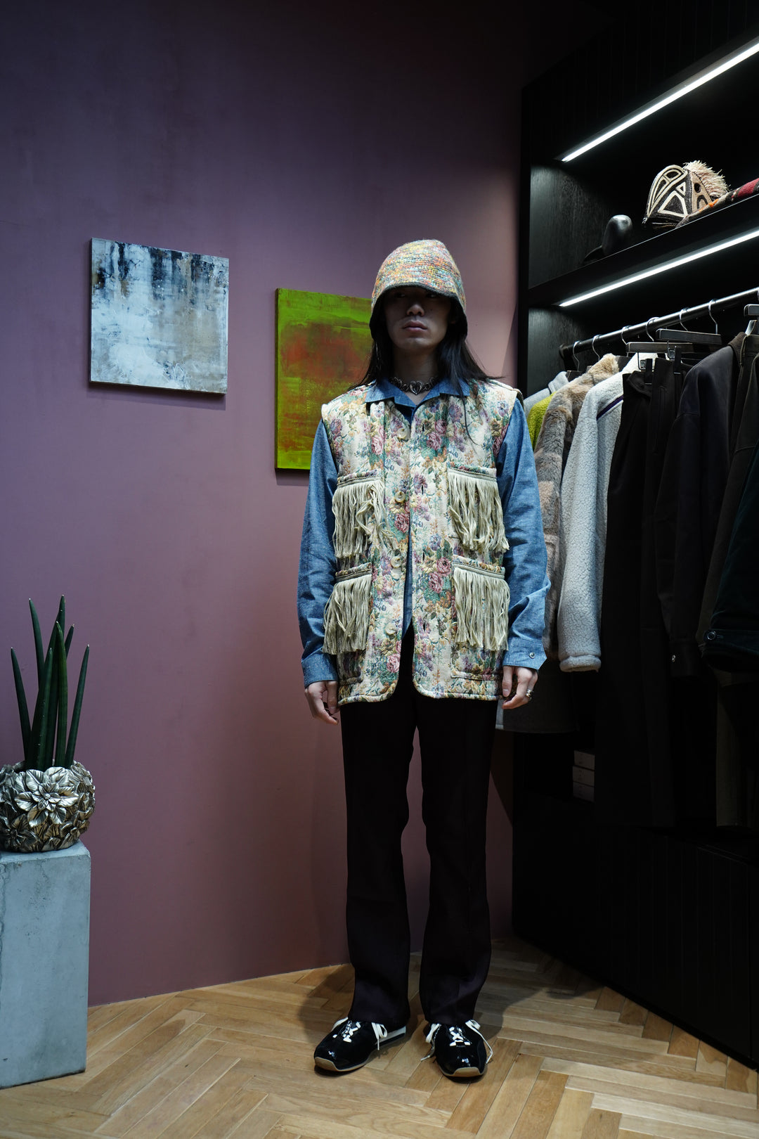 SOLARIS&Co. クロシェッハット　別注 SOLARIS&Co.(ソラリスアンドコー)のCROCHET HAT - JACO(MULTI