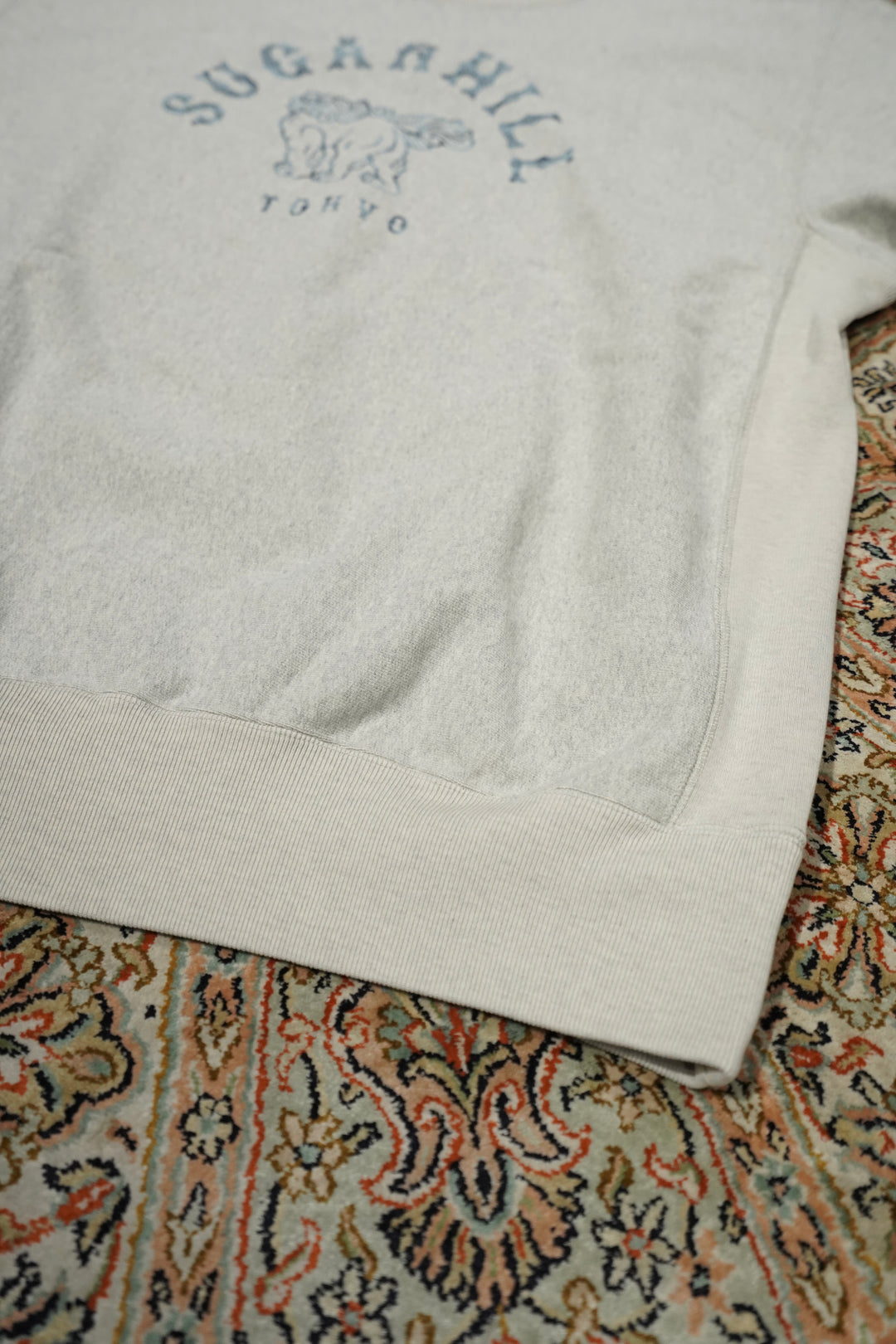 SUGARHILL(シュガーヒル)のLOGO PRINTED SWEATSHIRT(HEATHER GRAY