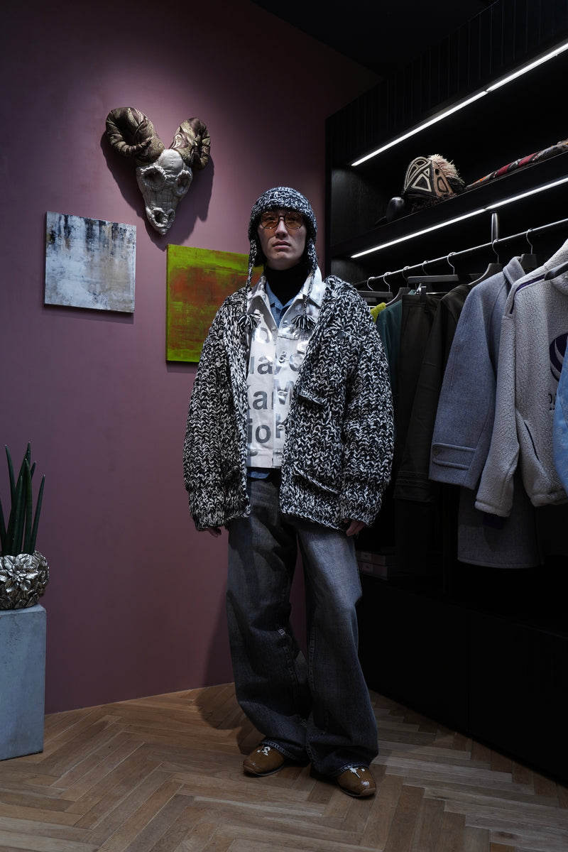 STEAF (Stiff) Oryx Knit Shirt (Horn Green) (Knit) Mail Order