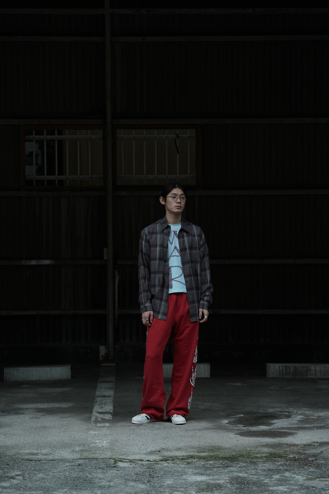 SUGARHILL(シュガーヒル)2025SSのOMBRE PLAID SHIRTS LOOSE FIT(DARK