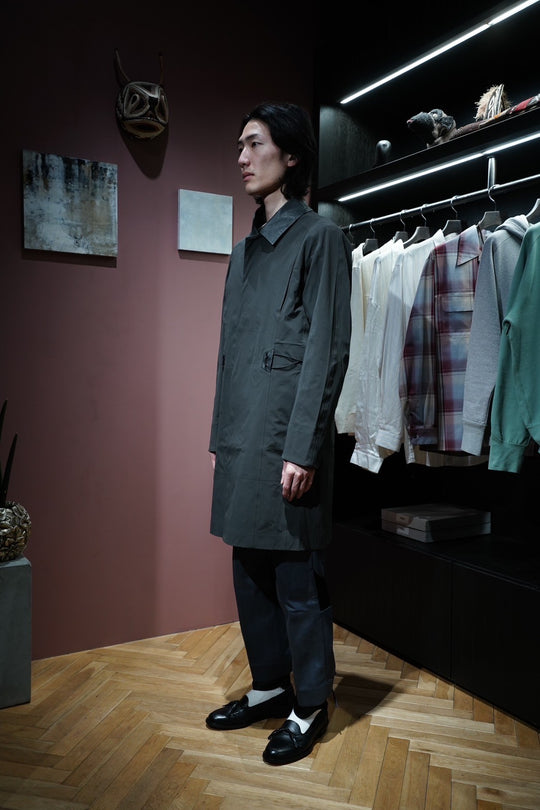 Omar Afridi(オマールアフリディ)25SSのGSTAAD COAT(CHARCOAL)(コート