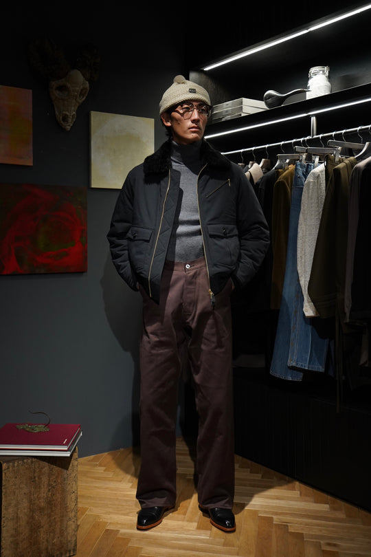 STEAF(スティーフ)のGLEAM FLIGHT JACKET(SPACE BLACK)(ジャケット)の
