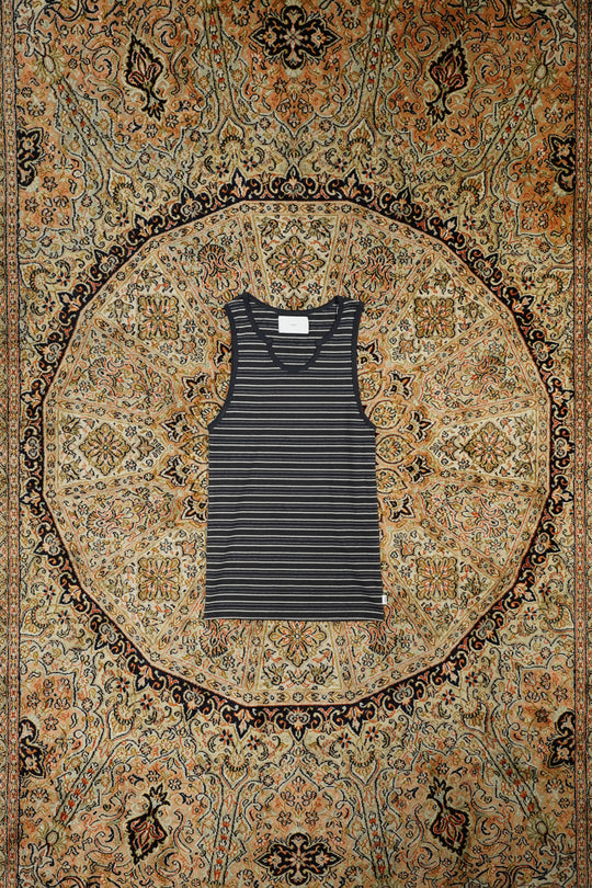 専用　極上漁師　723g 高さ20.8㎝　東Y7-0917⭐︎2Fトニヒル SUGARHILL(シュガーヒル)2025SSのSTRIPE TIGHT TANK TOP(DARK