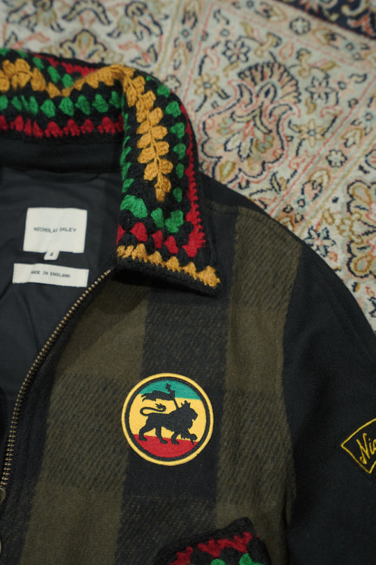 NICHOLAS DALEY(ニコラス デイリー)26AWのPATCHED REBEL RIOT JACKET