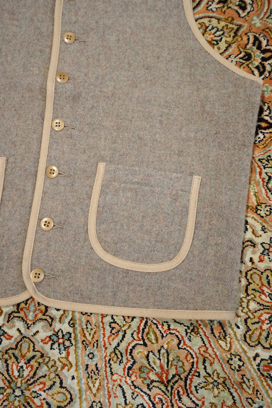 Taiga Takahashi(タイガタカハシ)のBLANKE VEST(BEIGE)(ベスト)の通販
