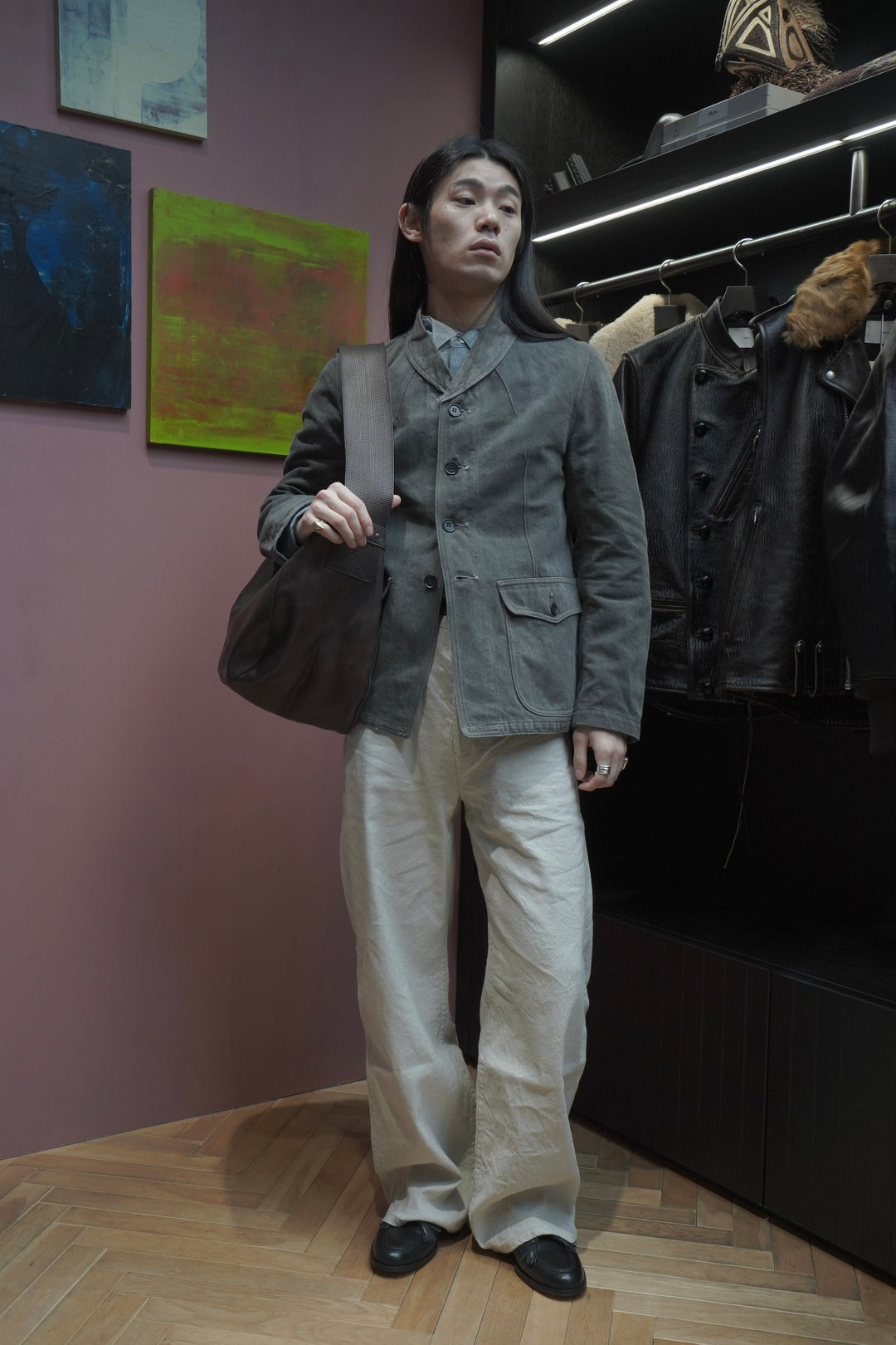 Taiga Takahashi(タイガタカハシ)2026SSのMODIFIED SHAWL COLLAR