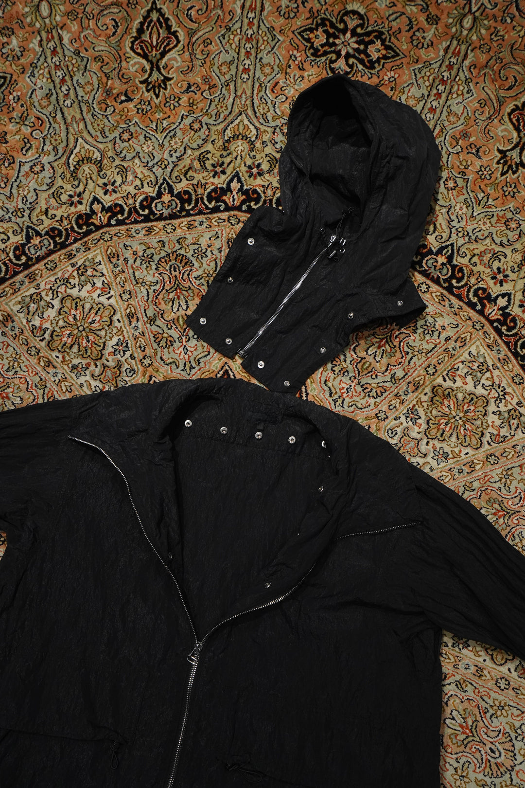 Omar Afridi(オマールアフリディ) のDET HOOD WIND PARKA(BLACK