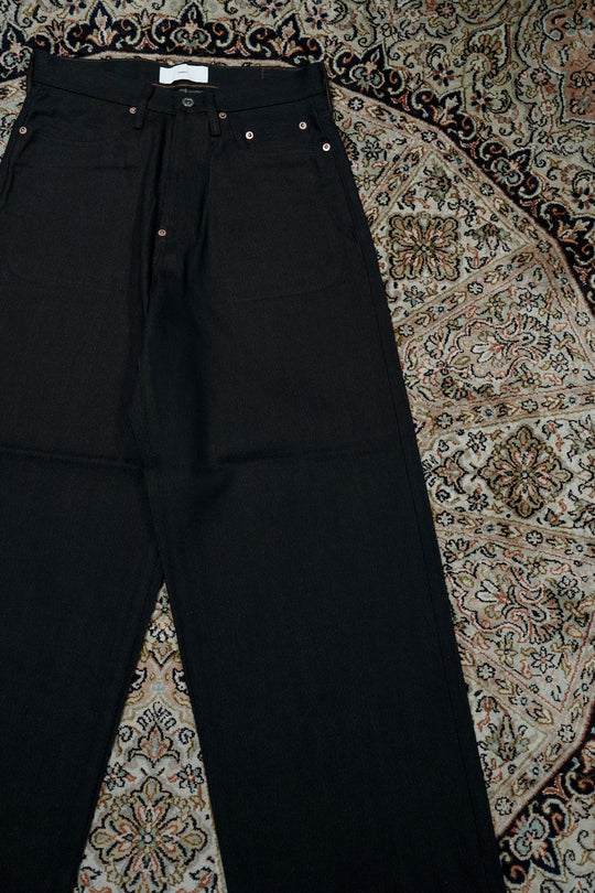 SUGARHILL(シュガーヒル)25AWのTWISTED HEATHER DENIM PANTS WIDE CUT