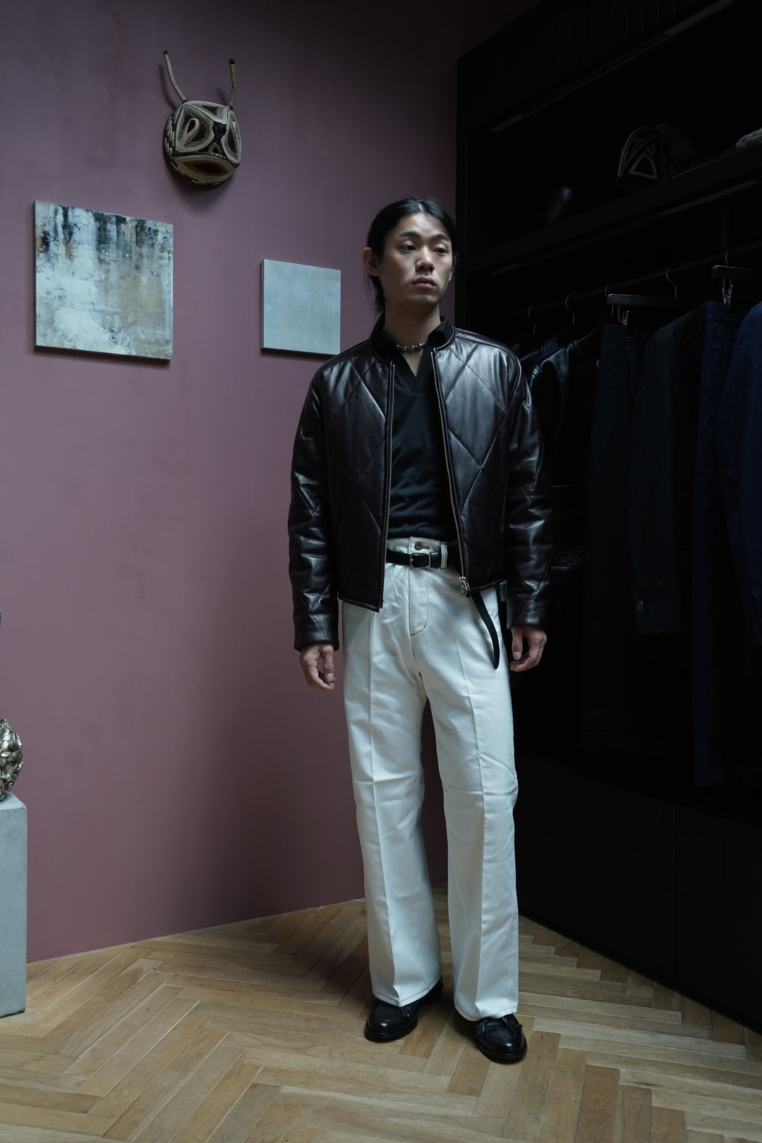 Omar Afridi(オマールアフリディ)25AWのVITO BLOUSON(MAHOGANY