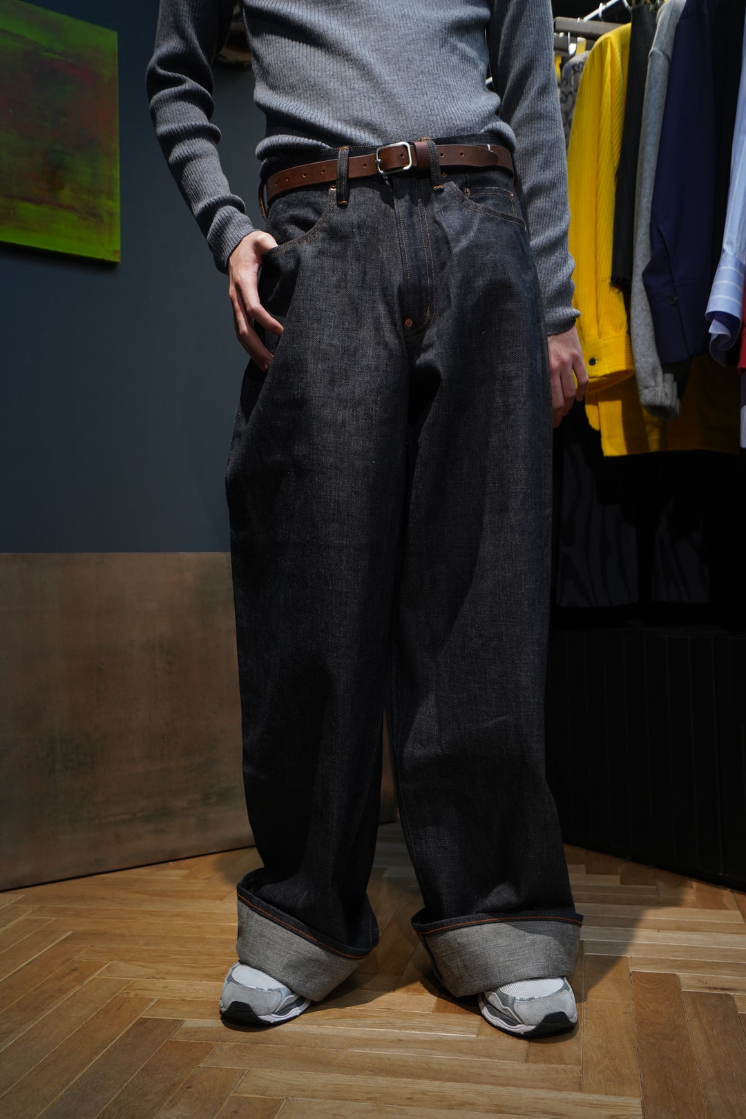 SUGARHILL(シュガーヒル)のFADEDMODERN DENIM WIDE TROUSERS