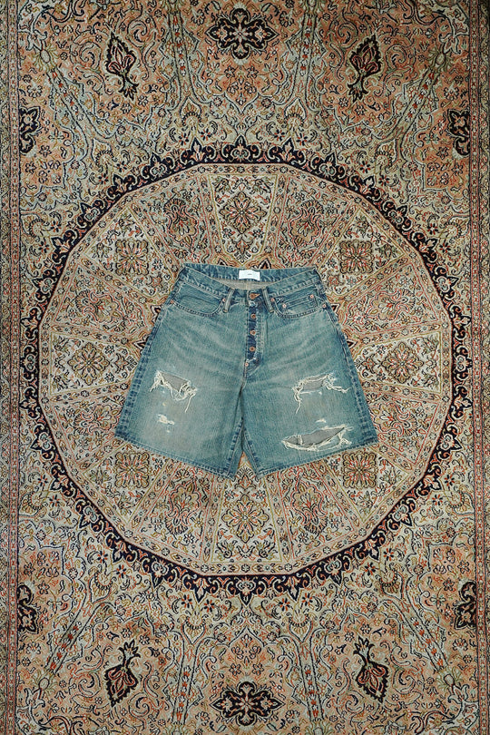 SUGARHILL(シュガーヒル)2025MIDSのDAMAGED MODERN DENIM PANTS SHORTS