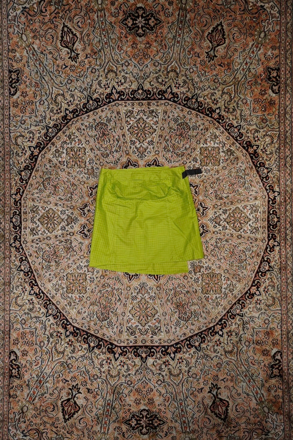 Omar Afridi(オマールアフリディ)25SSのWRAPPED SKIRT(APPLE GREEN