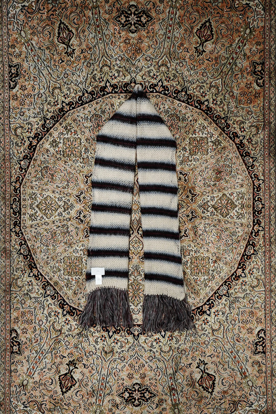 SUGARHILL MOHAIR STRIPE MUFFLER モヘア マフラー SUGARHILL(シュガーヒル)のMOHAIR STRIPE MUFFLER MINT STRIPEの通販