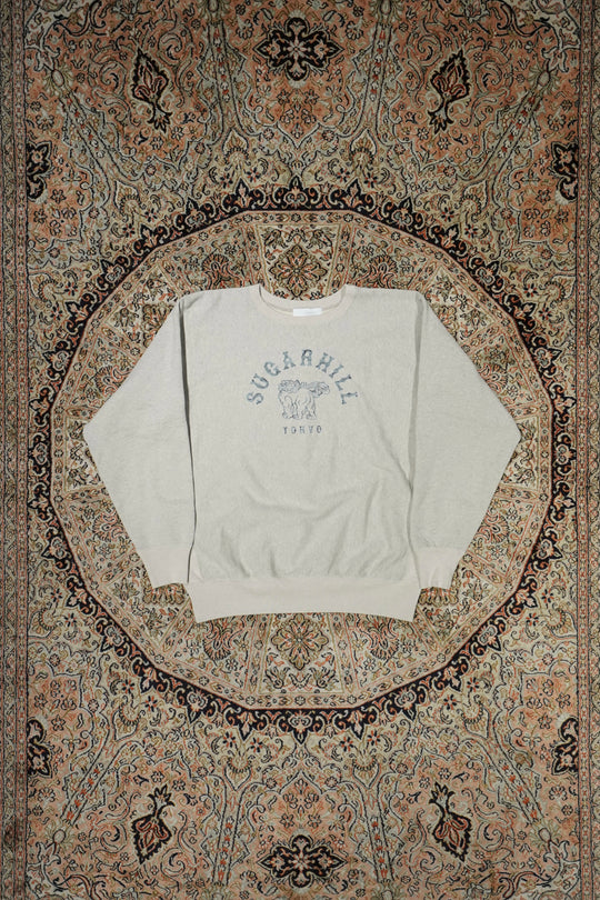 SUGARHILL(シュガーヒル)のLOGO PRINTED SWEATSHIRT(HEATHER GRAY