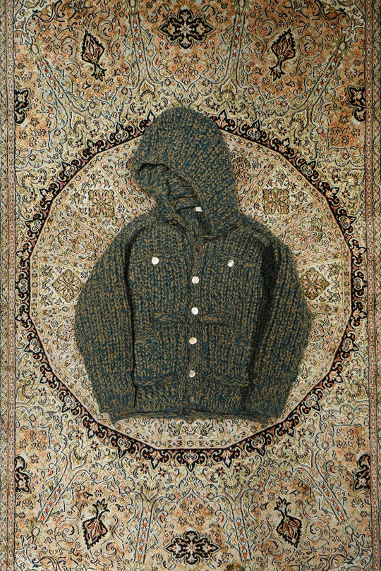 トップス STEAF 24AW SYMBIOSIS HAND KNIT BLOUSON 158A7490-2556-485E-BB7A-