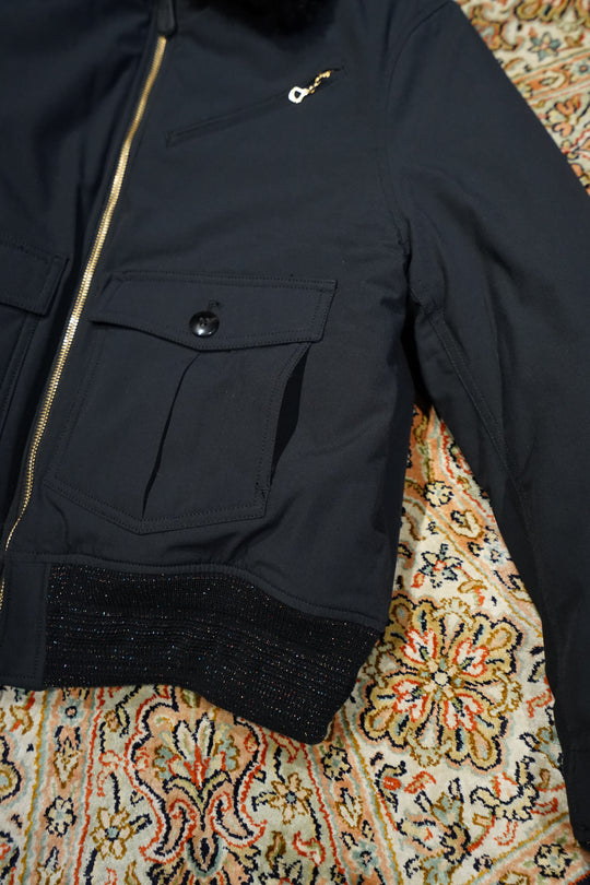 STEAF(スティーフ)のGLEAM FLIGHT JACKET(SPACE BLACK)(ジャケット)の
