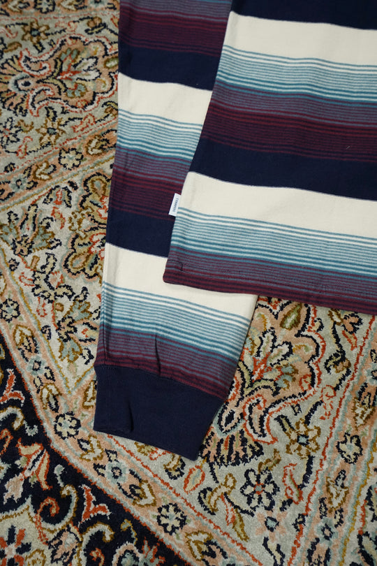 SUGARHILL(シュガーヒル)のMULTI STRIPE LONG SLEEVE TEE(RED STRIPE