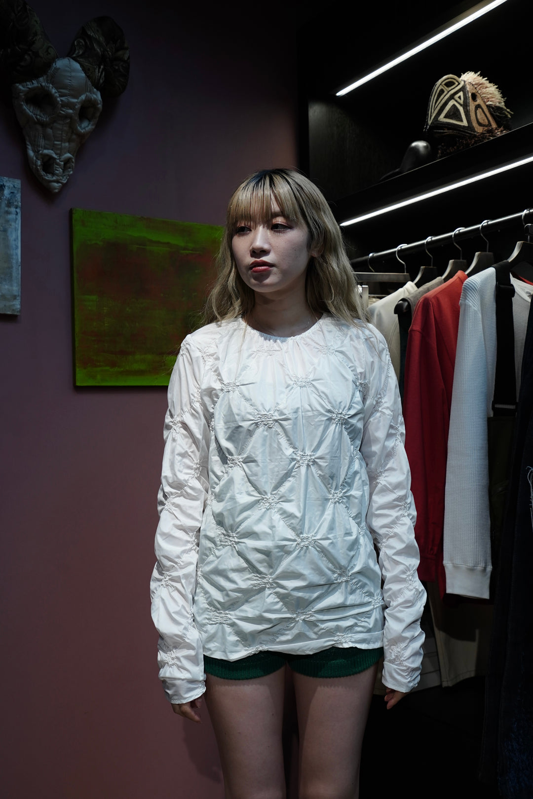 HOUGA(ホウガ)のdearly tops(white)(トップス)の通販