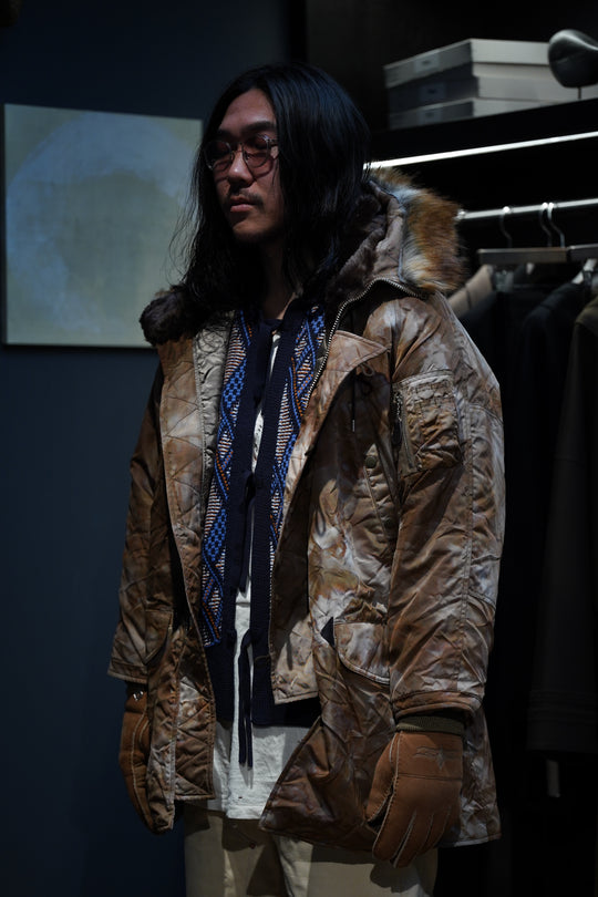 SUGARHILL（シュガーヒル）のPOUR CAMO N3-B(SAND BROWN)(コート)の