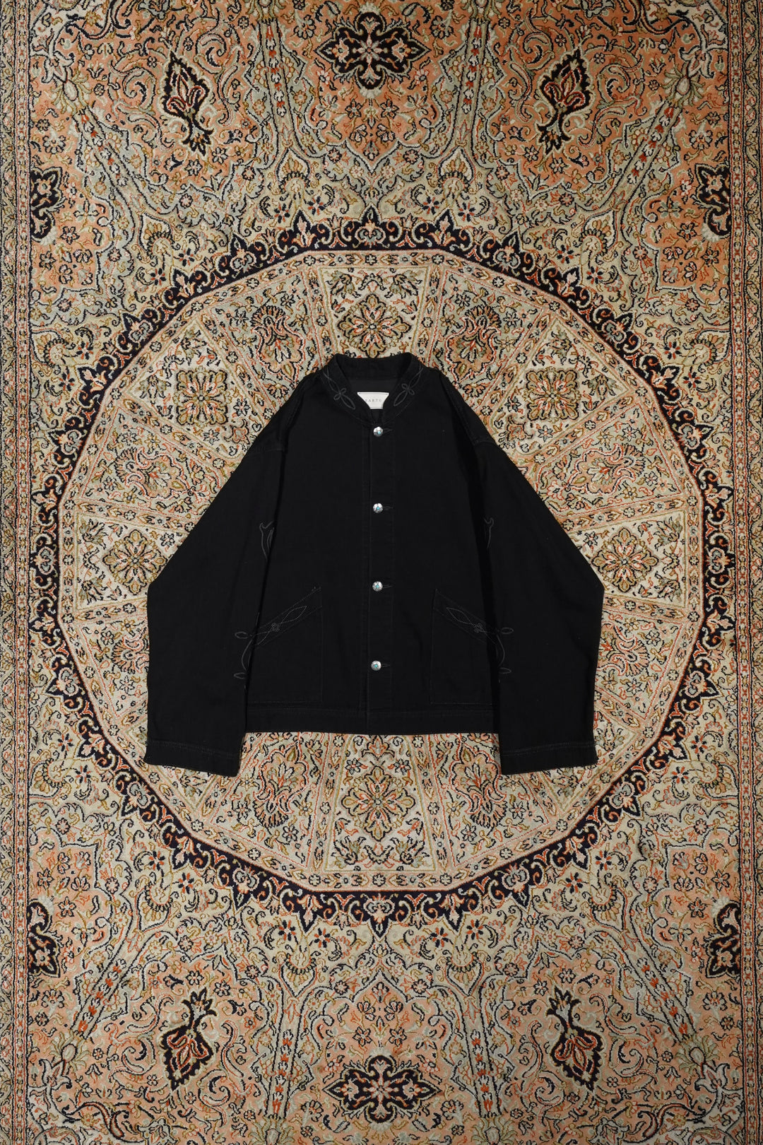 SARTO(サルト)25SSのEMBROIDERY SHORT JACKET(BLACK)(ジャケット)の