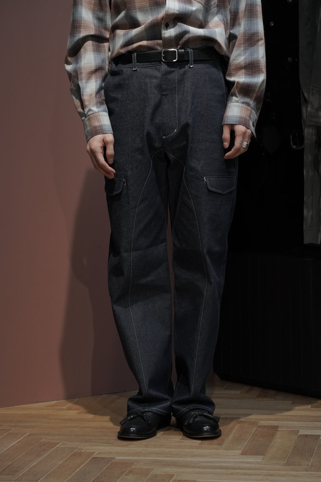 STEAF(スティーフ)のEXPLORER'S DENIM PANTS(IRON BLUE)(デニムパンツ