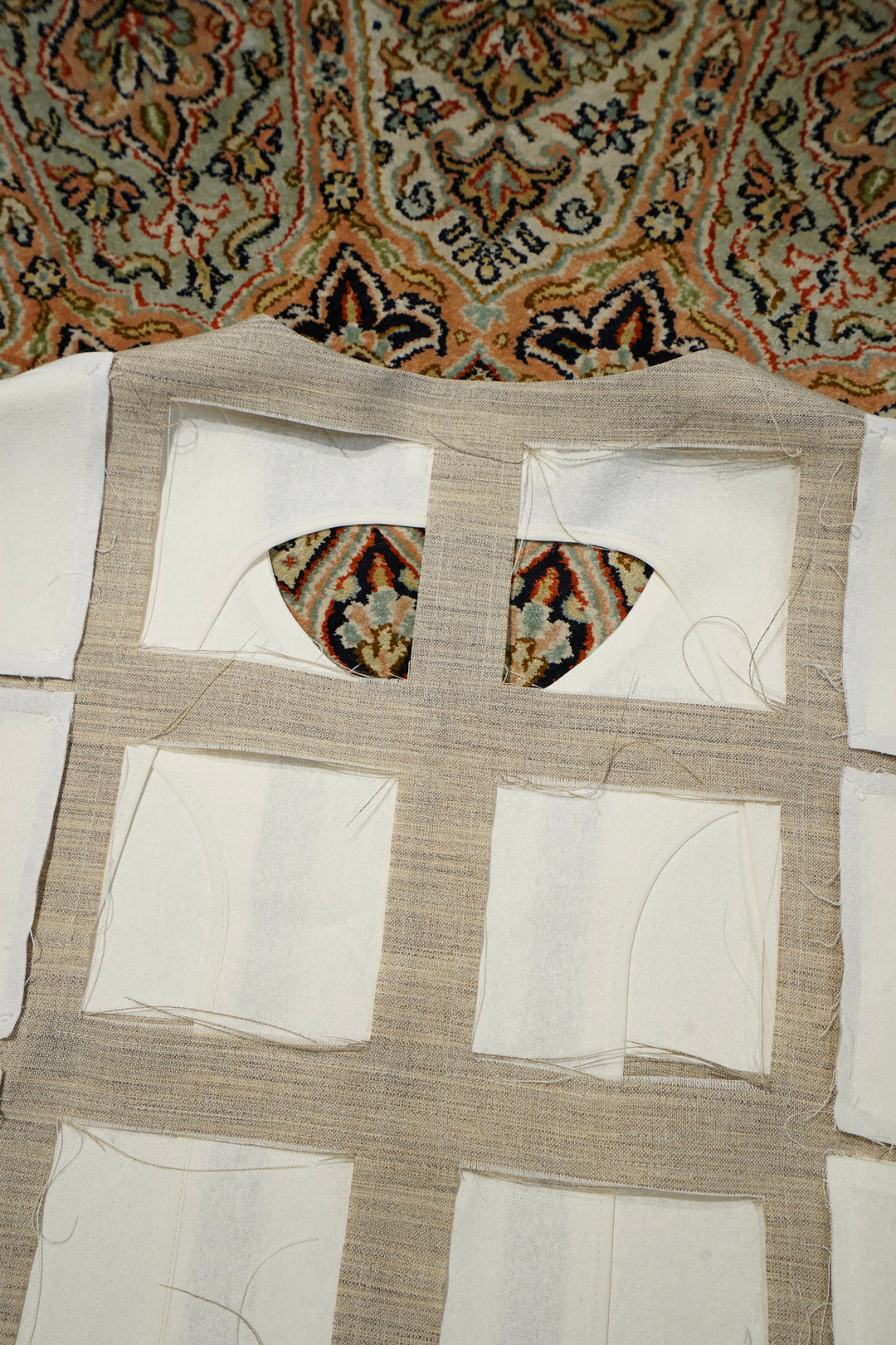 Nobuyuki Matsui(ノブユキマツイ)のFramed vest(WHITE)(ベスト
