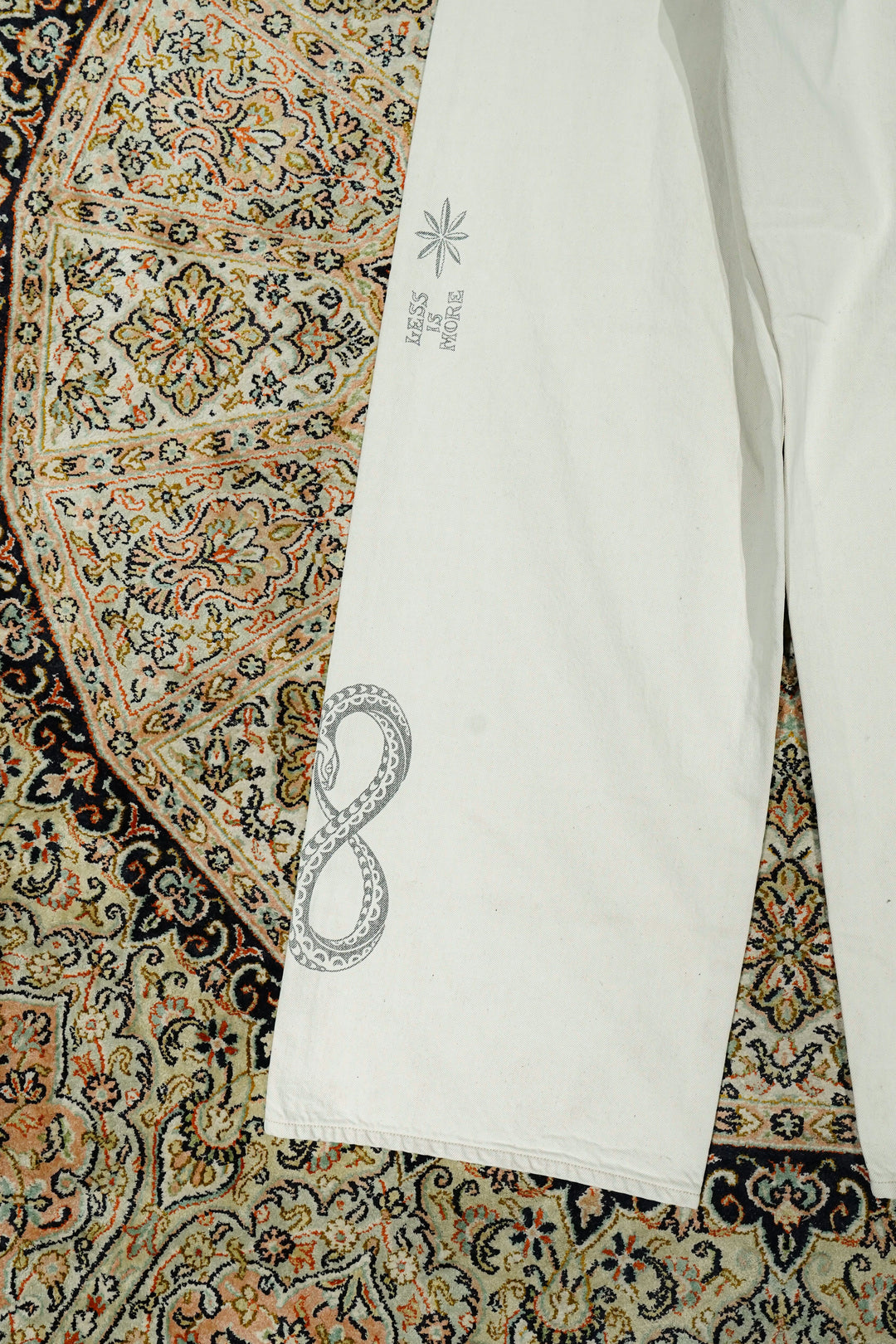 SUGARHILL 26SS TATTOO FLASH PRINT MODERN DENIM WIDE CUT (ECRU