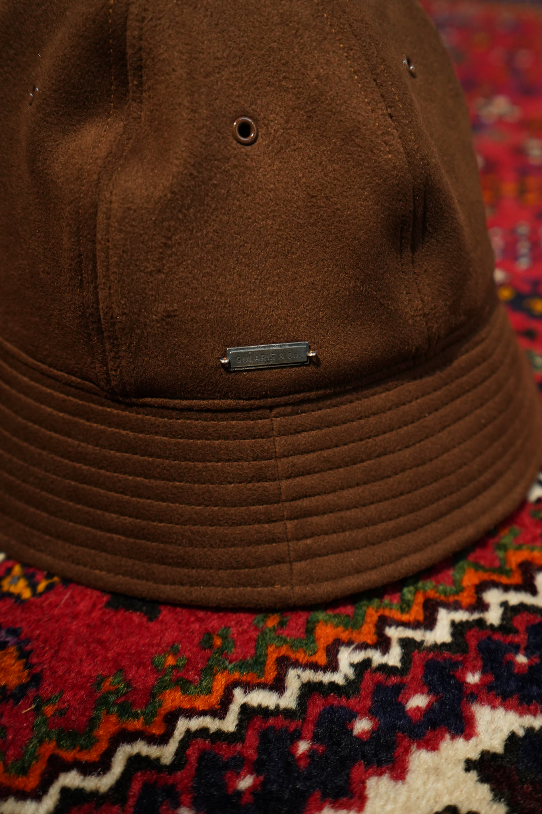 SOLARIS&Co. BOWLER BUCKET HAT - BADBOY(BROWN) mail order