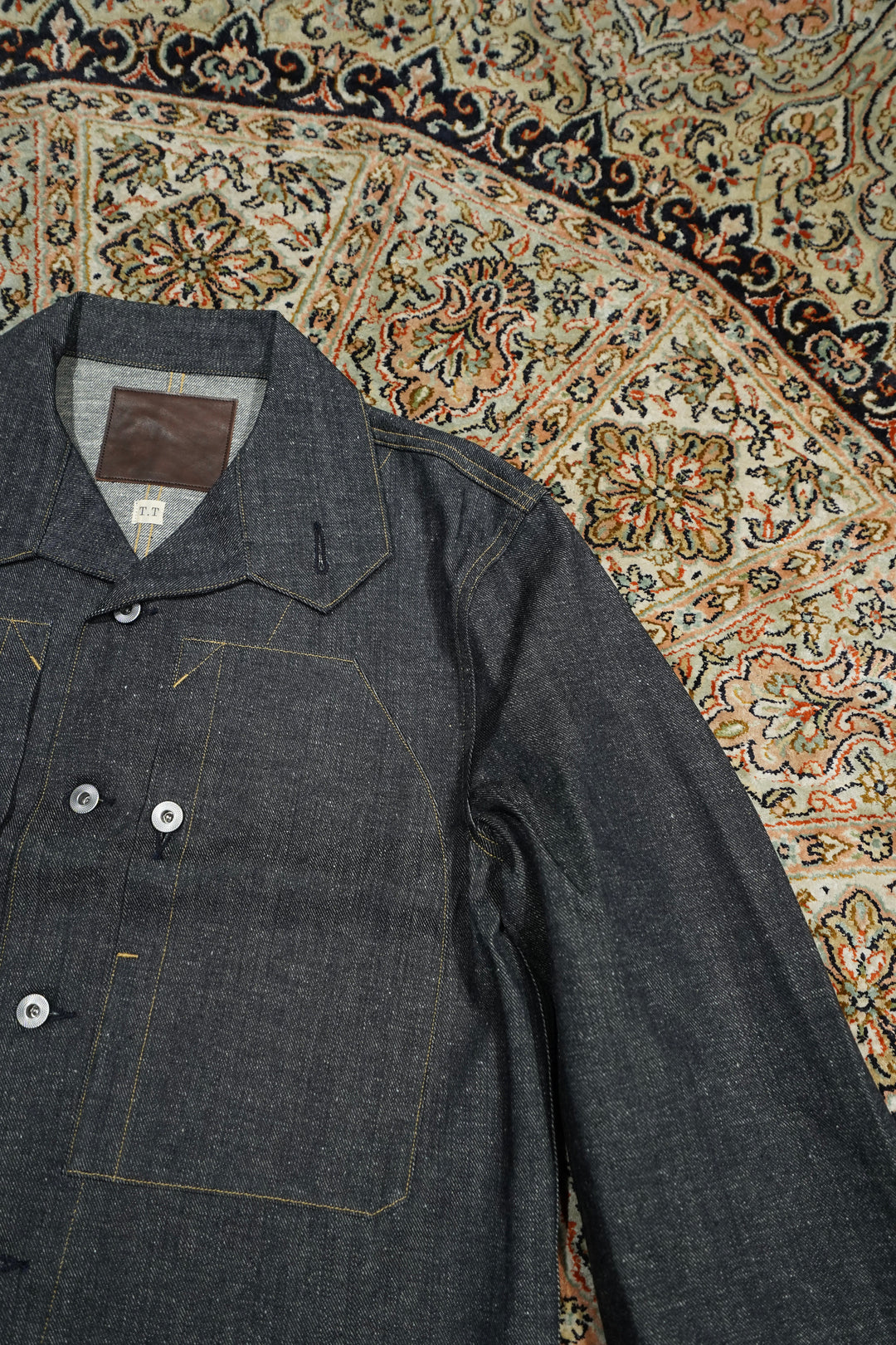 Taiga Takahashi(タイガタカハシ)のFRENCH NAVY MECHANIC JACKET(RAW