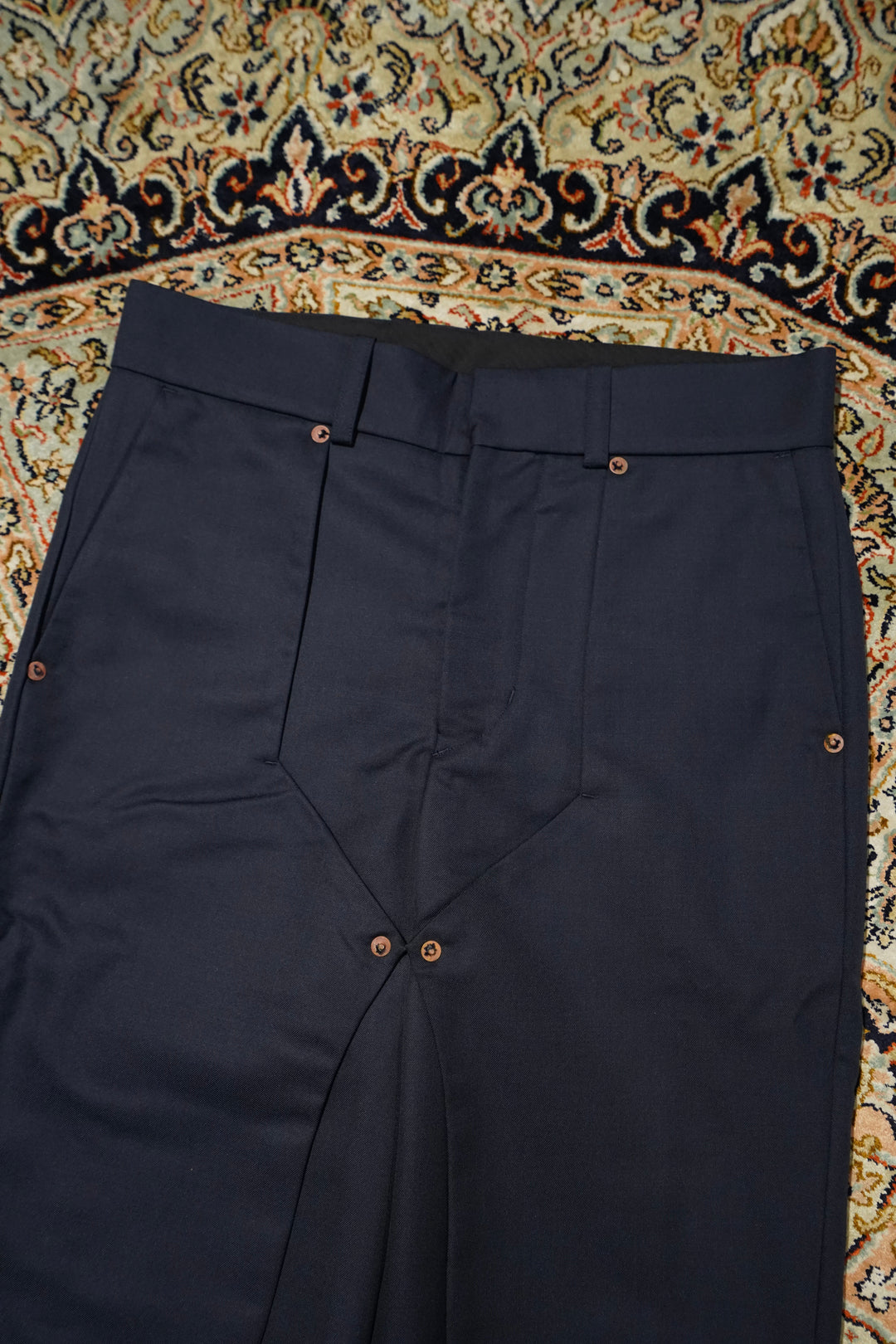 Nobuyuki Matsui(ノブユキ マツイ)のUrban Slacks(Navy)(パンツ)の通販