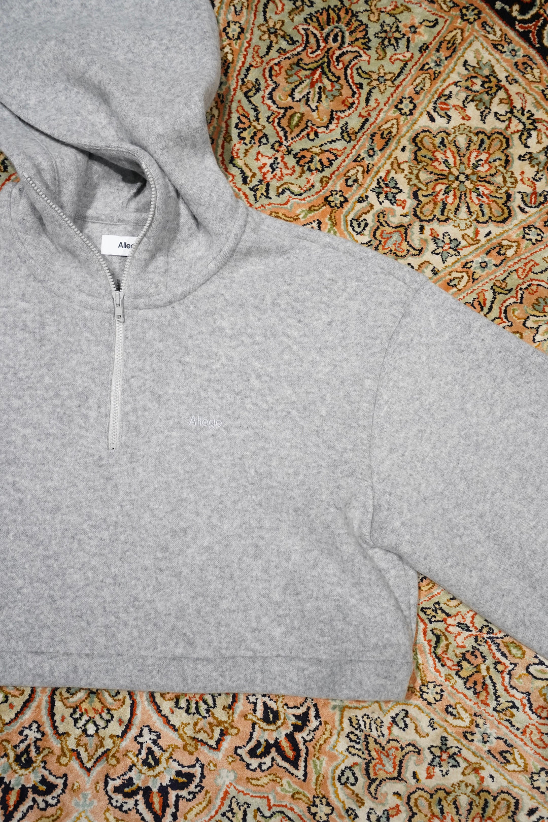 小物 Allege Knit Foodie Allege.(アレッジ)のWool Foodie(GREY)(フーディー)の通販