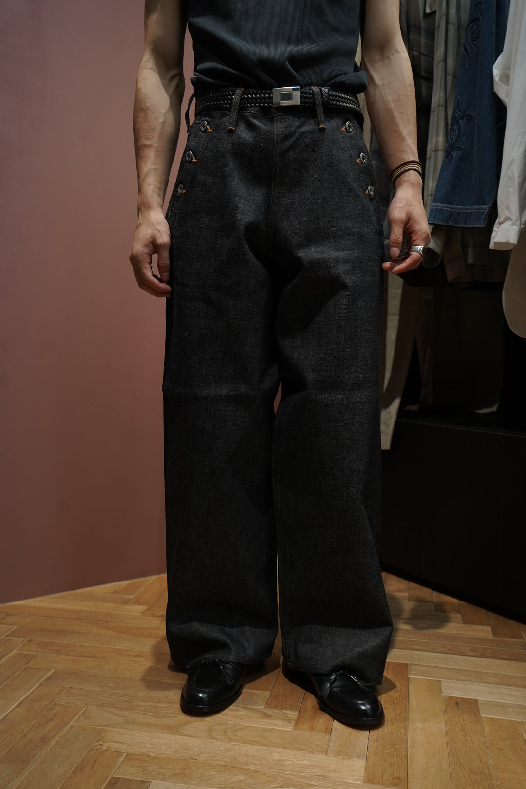 シュガーヒル　セーラーデニム　32 新品 SUGARHILL FADED SAILOR DENIM PANTS 32 - メルカリ